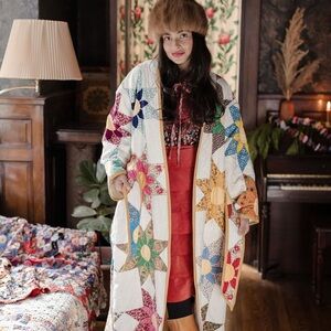 Honeybea Quilt Duster New w:o tags